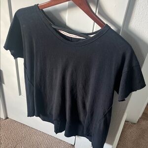 Pilcro Navy Short Sleeve Swing Tee Sz XS